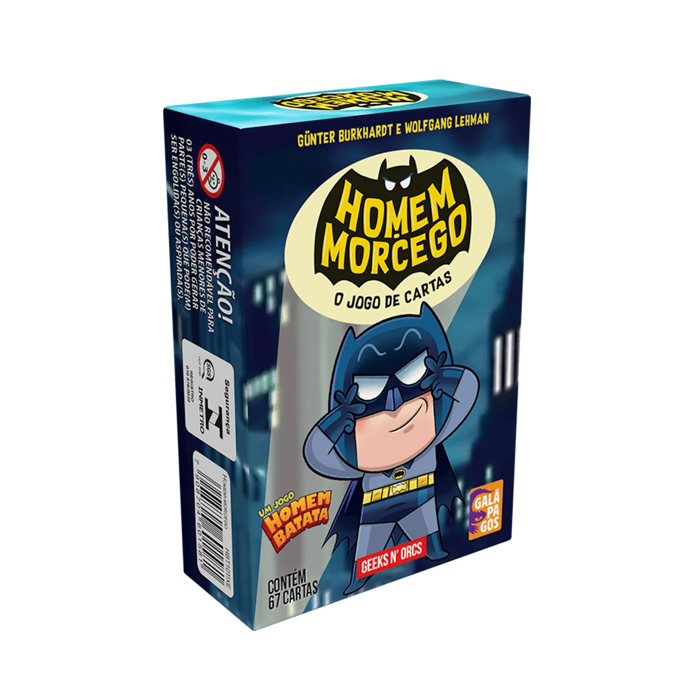 Caixa do jogo Homem-Morcego: O Jogo de Cartas