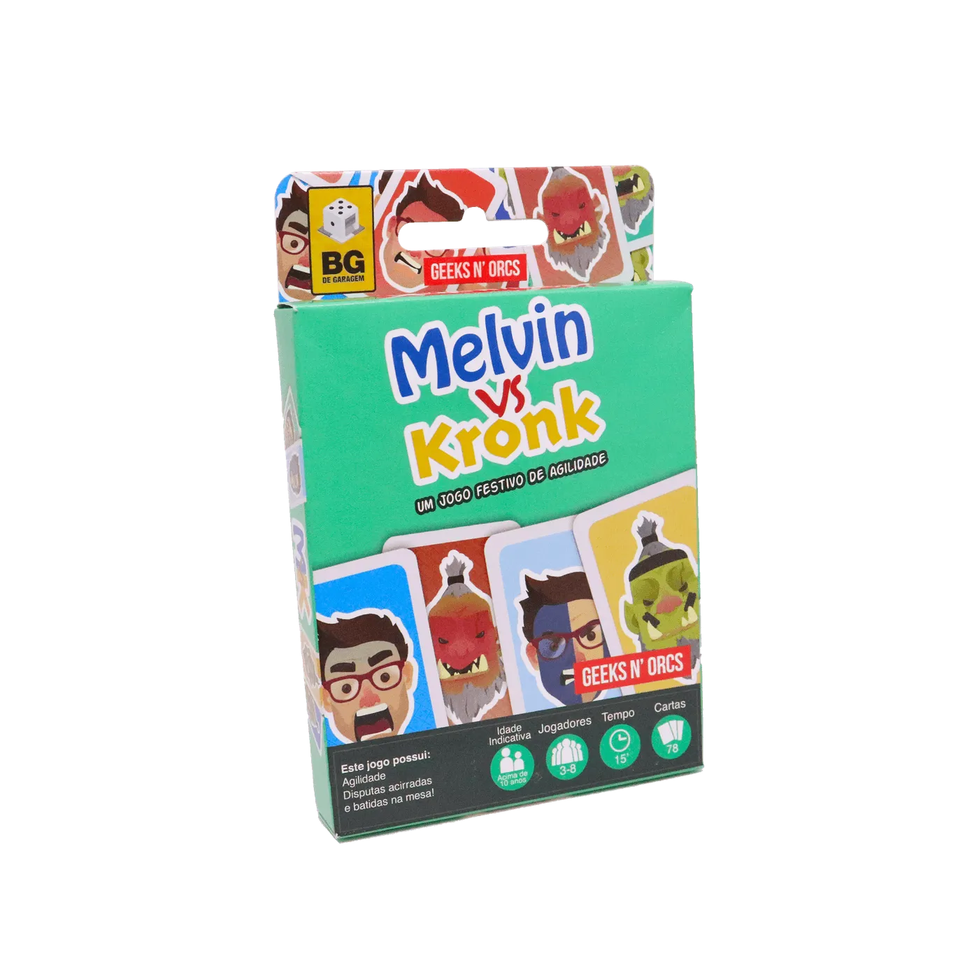 Caixa do jogo Melvin vs Kronk