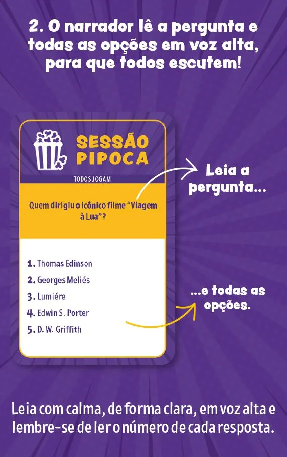 Regras da Sessão Pipoca, parte 3
