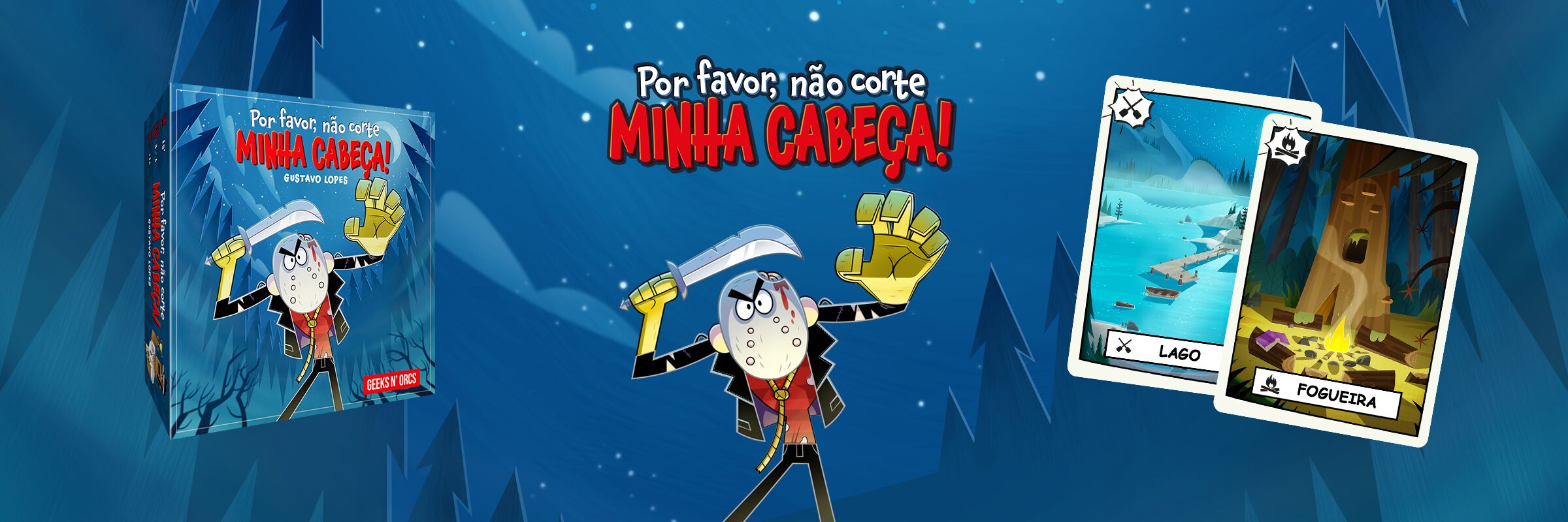 Conheça o novo "Por favor, não corte minha cabeça!"